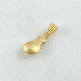 Dije Bolsa Dinero 0.3gr / 1.5cm / Oro 18K