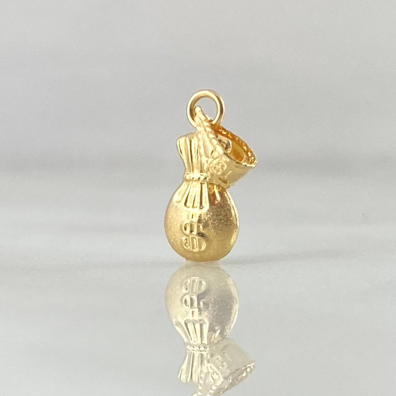 Dije Bolsa Dinero 0.3gr / 1.5cm / Oro 18K