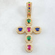 Dije Cruz Tupida 4.95gr / 4.5cm / Oro 18K *