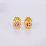 Topos Centro Destello 0.65g / 4.9mm Oro Amarillo 18K