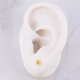 Topos Centro Destello 0.65g / 4.9mm Oro Amarillo 18K