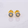 Topos Circulo Tupido 0.7g / 4.9mm Oro Amarillo 18K
