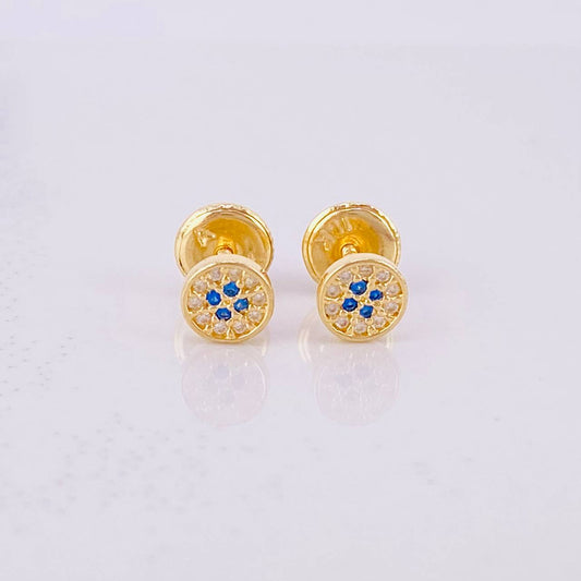 Topos Centro Destello 0.7g / 4.9mm Oro Amarillo 18K