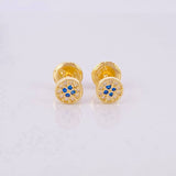 Topos Centro Destello 0.7g / 4.9mm Oro Amarillo 18K