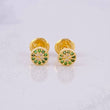 Topos Circulo Tupido 0.65g / 4.9mm Oro Amarillo 18K