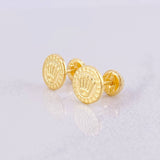 Topos Sello Corona 0.7g / 7.7mm Oro Amarillo 18K