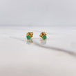 Topos 0.8gr / Esmeraldas 15pts Oro Amarillo 18K (Joya) &