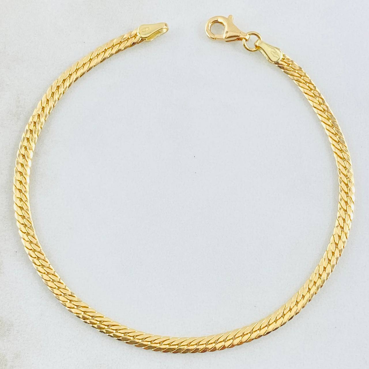 Pulso Serpiente 2.85gr / 19.5cm / 2.9mm Oro Amarillo +3 18K *