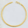 Pulso Serpiente 2.9gr / 19.5cm / 2.9mm Oro Amarillo +3 18K *