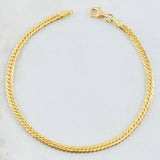 Pulso Serpiente 2.9gr / 19.5cm / 2.9mm Oro Amarillo +3 18K *