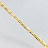 Pulso Serpiente 2.9gr / 19.5cm / 2.9mm Oro Amarillo +3 18K *