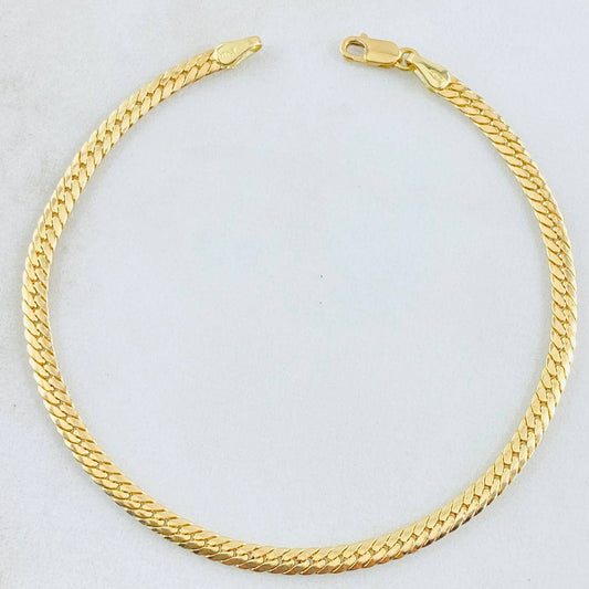 Pulso Serpiente 2.75gr / 19cm / 3.1mm Oro Amarillo +3 18K