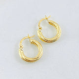 Candongas Lizy 1.25gr / 1.5cm / Oro Amarillo 18K