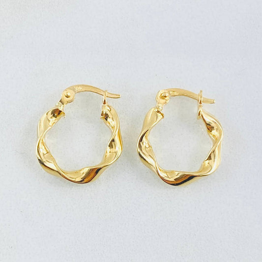 Candongas Bella 1.15gr / 1.7cm / Oro Amarillo 18K *