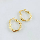 Candongas Bella 1.15gr / 1.7cm / Oro Amarillo 18K *