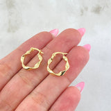 Candongas Bella 1.15gr / 1.7cm / Oro Amarillo 18K *