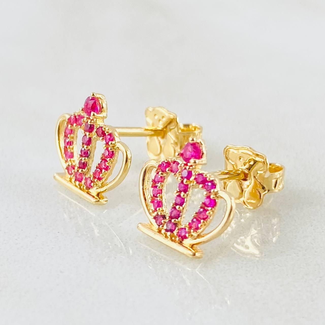 Topos Corona 1.6gr / 9mm Oro Amarillo 18K *