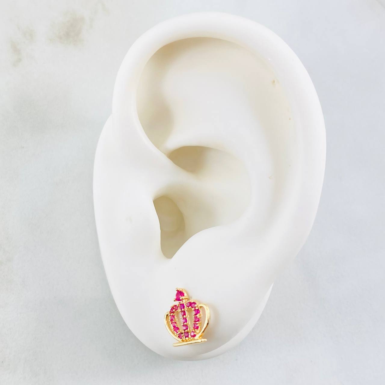 Topos Corona 1.6gr / 9mm Oro Amarillo 18K *