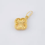 Dije Trebol Dorado 0.6gr / 1.8cm / Oro Amarillo 18K *