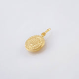 Dije Corona Circular 0.5gr / 1.8cm / Oro Amarillo 18K *