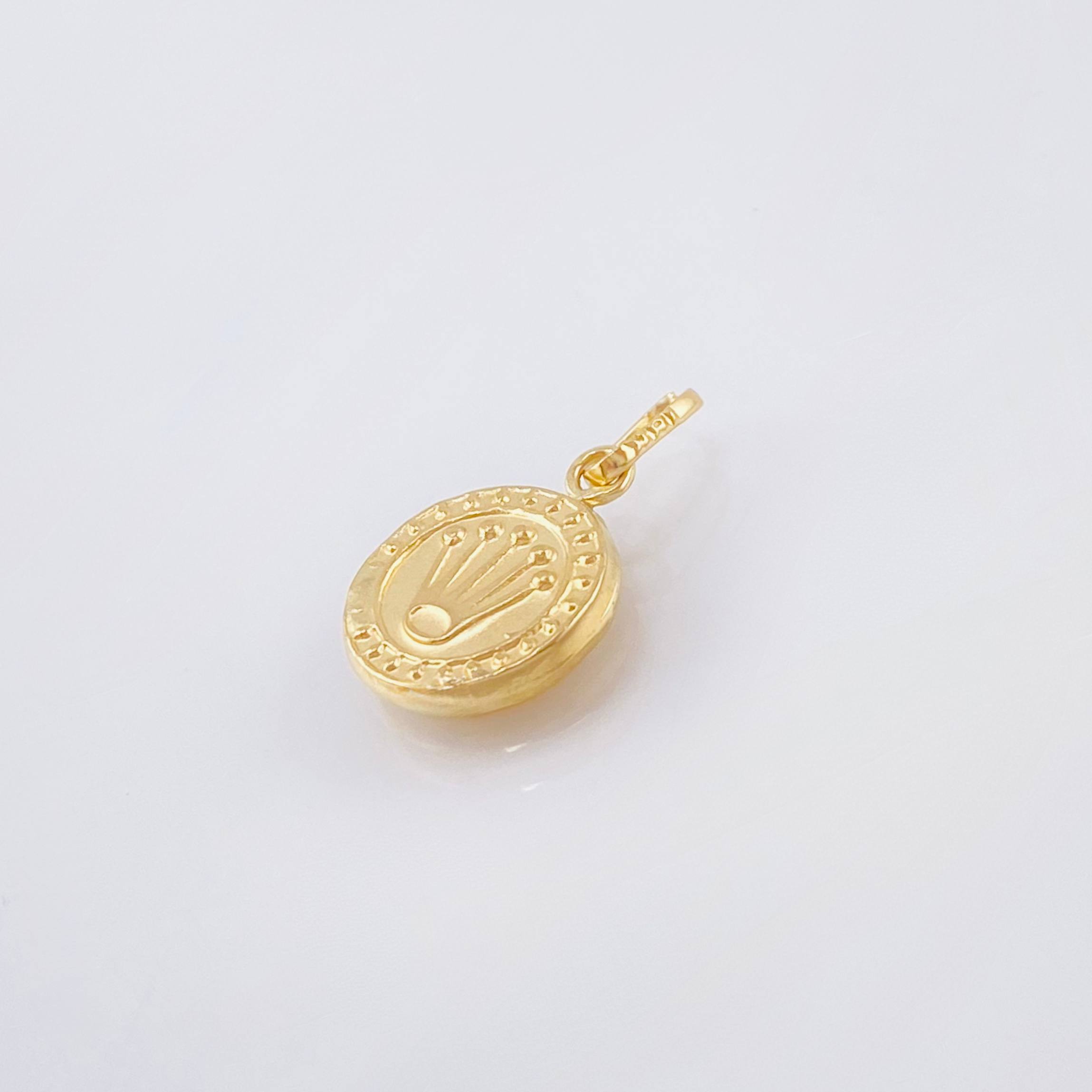 Dije Corona Rx 0.5gr / 1.5cm / Oro Amarillo 18K