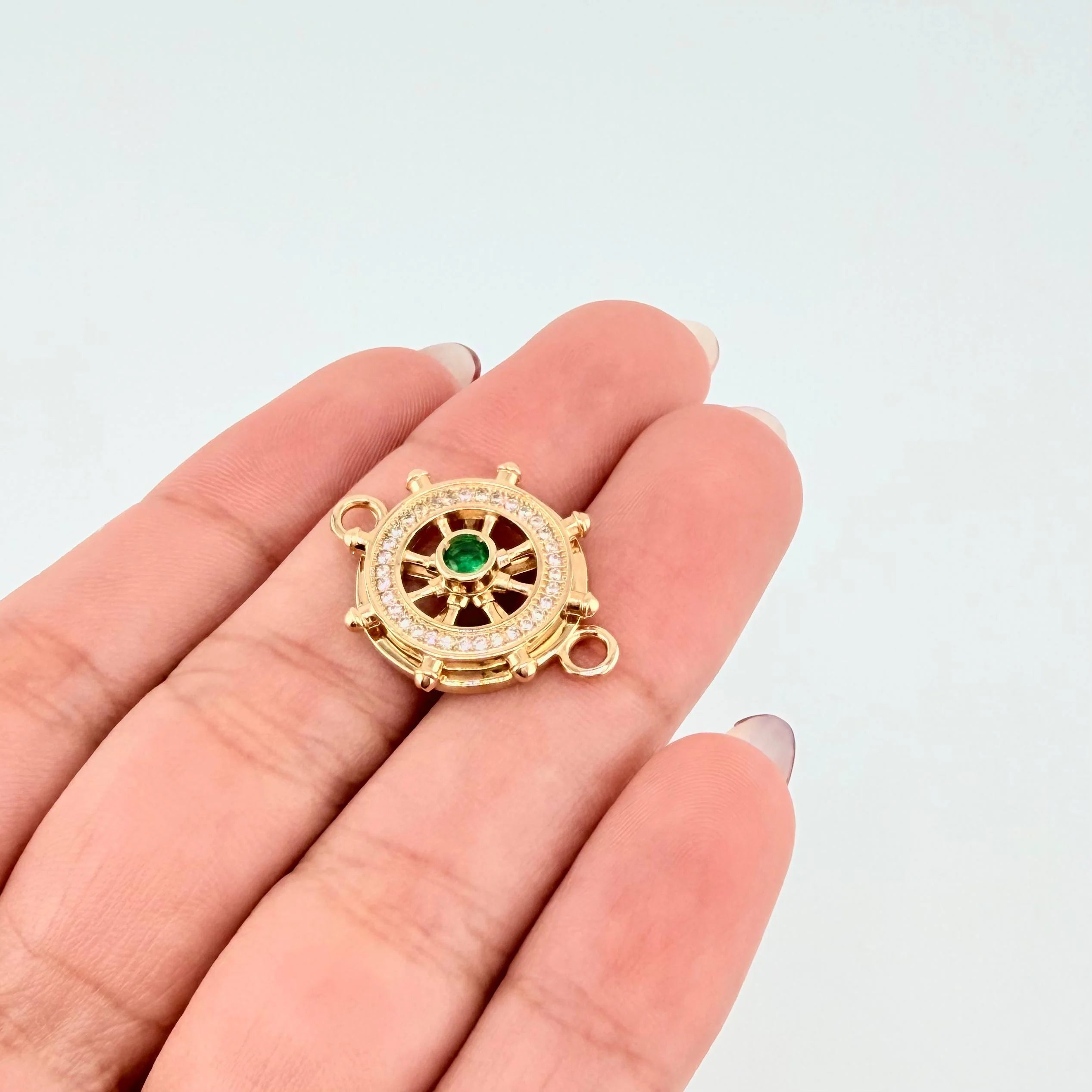 Herraje Timón 3.7 g / 3.4 cm Oro Amarillo 18K