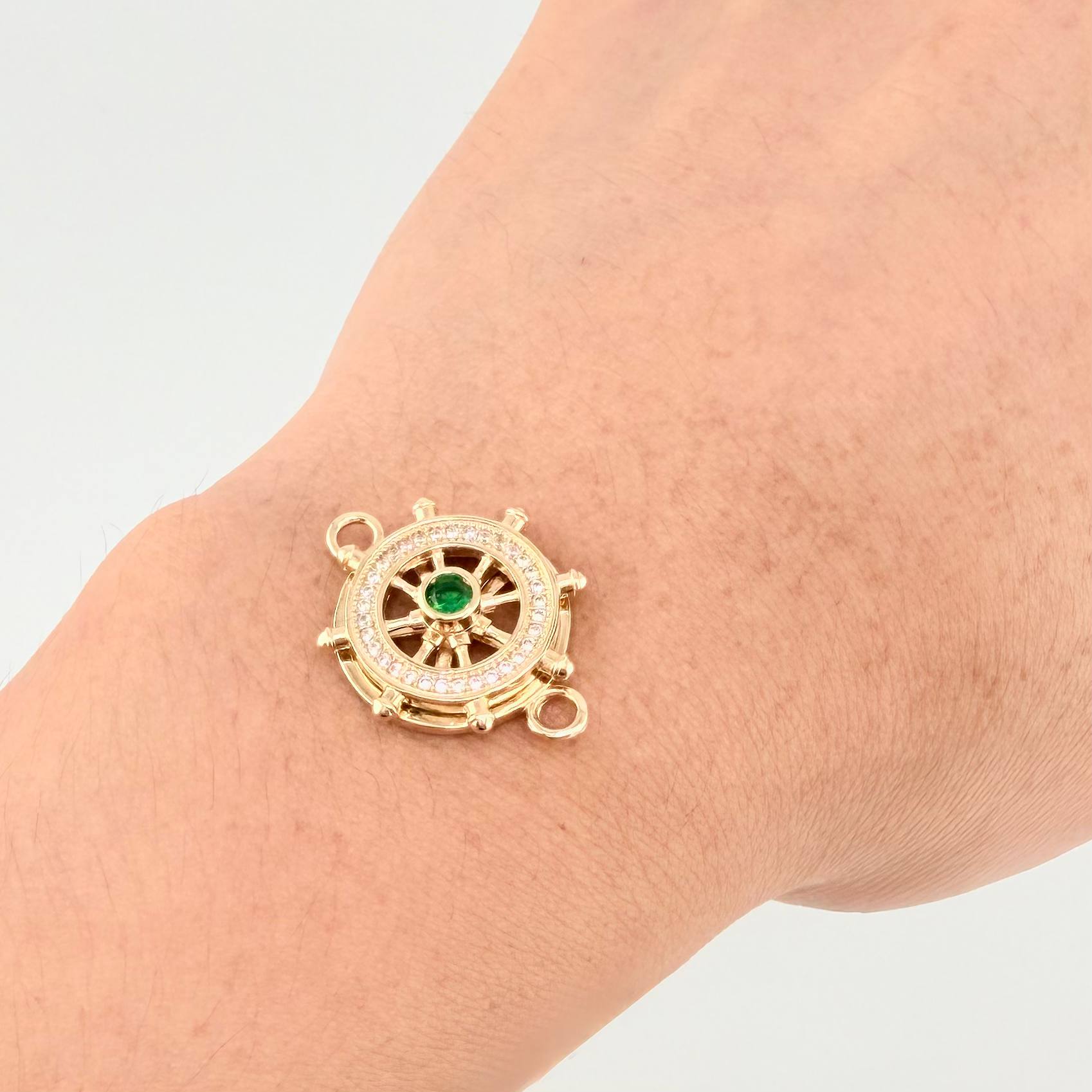 Herraje Timon 3.75gr / 2.4cm / Oro Amarillo 18K