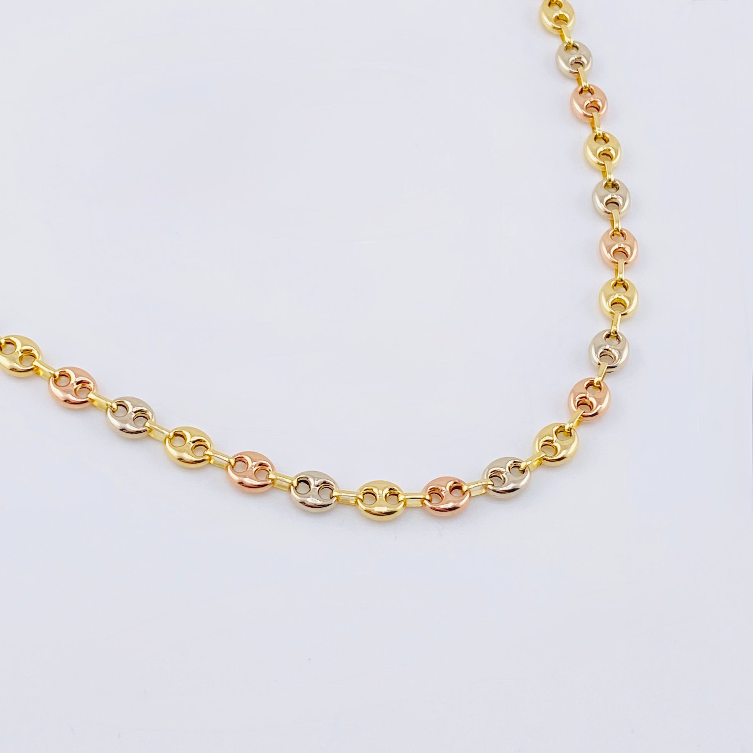 Cadena GC 9.8gr / 50.5cm / 5.4mm Tres Oros 18K