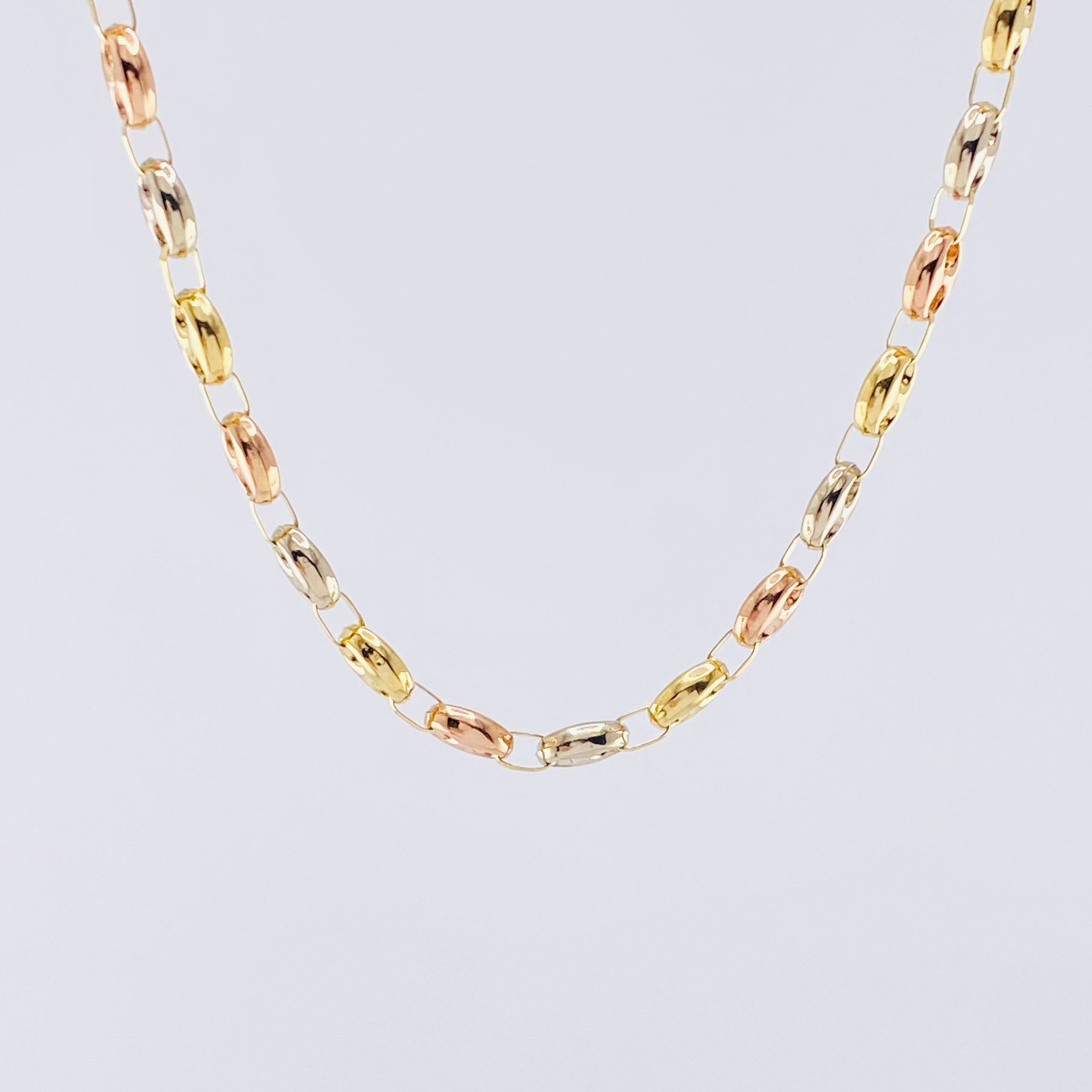 Cadena GC 9.8gr / 50.5cm / 5.4mm Tres Oros 18K