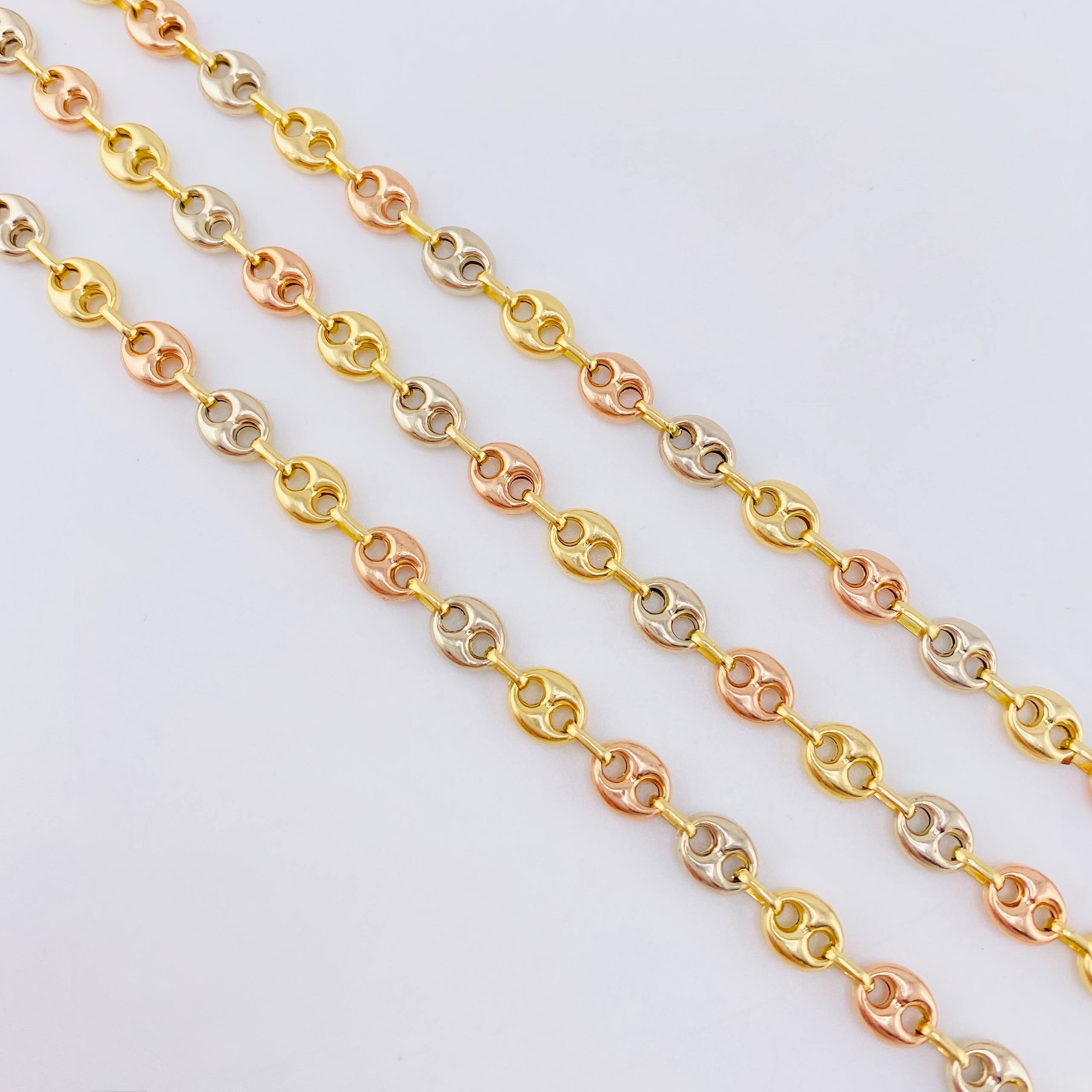 Cadena GC 9.8gr / 50.5cm / 5.4mm Tres Oros 18K