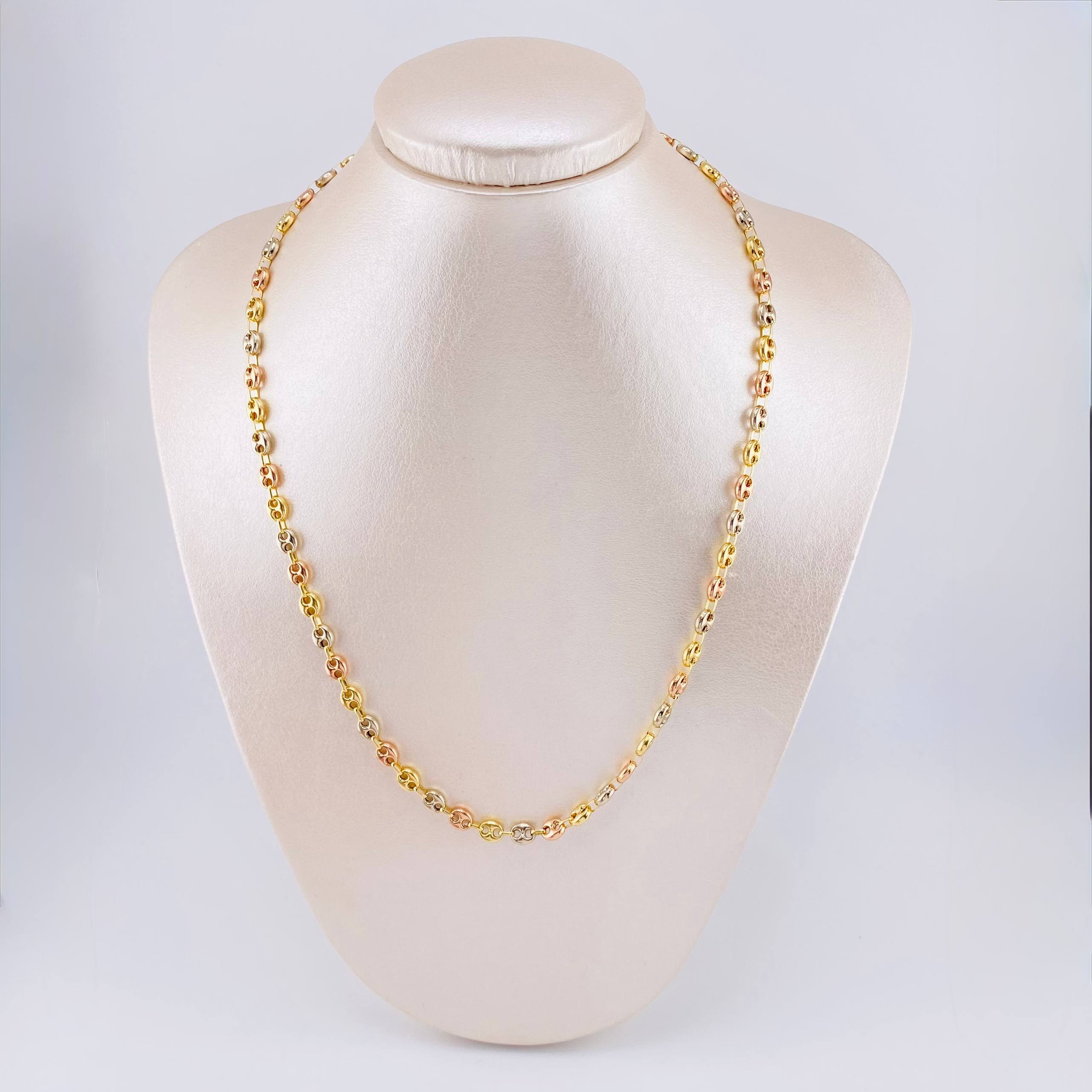 Cadena GC 9.8gr / 50.5cm / 5.4mm Tres Oros 18K