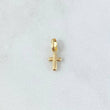 Dije Cruz 0.25gr / 1.3cm / Lisa Oro Amarillo 18K