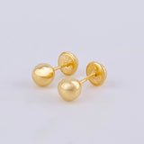 Topos Bola Lisa 0.55 g / 5 mm Oro Amarillo 18K