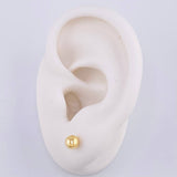 Topos Bola Lisa 0.55 g / 5 mm Oro Amarillo 18K