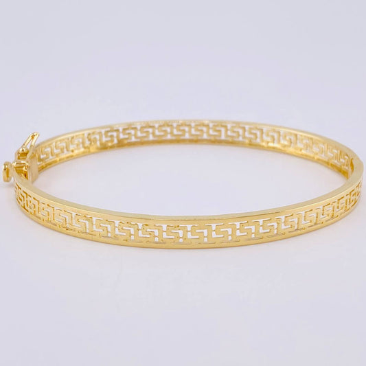 Pulso Aro Tribal 10.55 g / 16 cm / 5.5 mm Oro Amarillo 18K