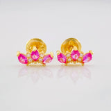 Topos Tiara 0.8g / 8.5mm Oro Amarillo 18K
