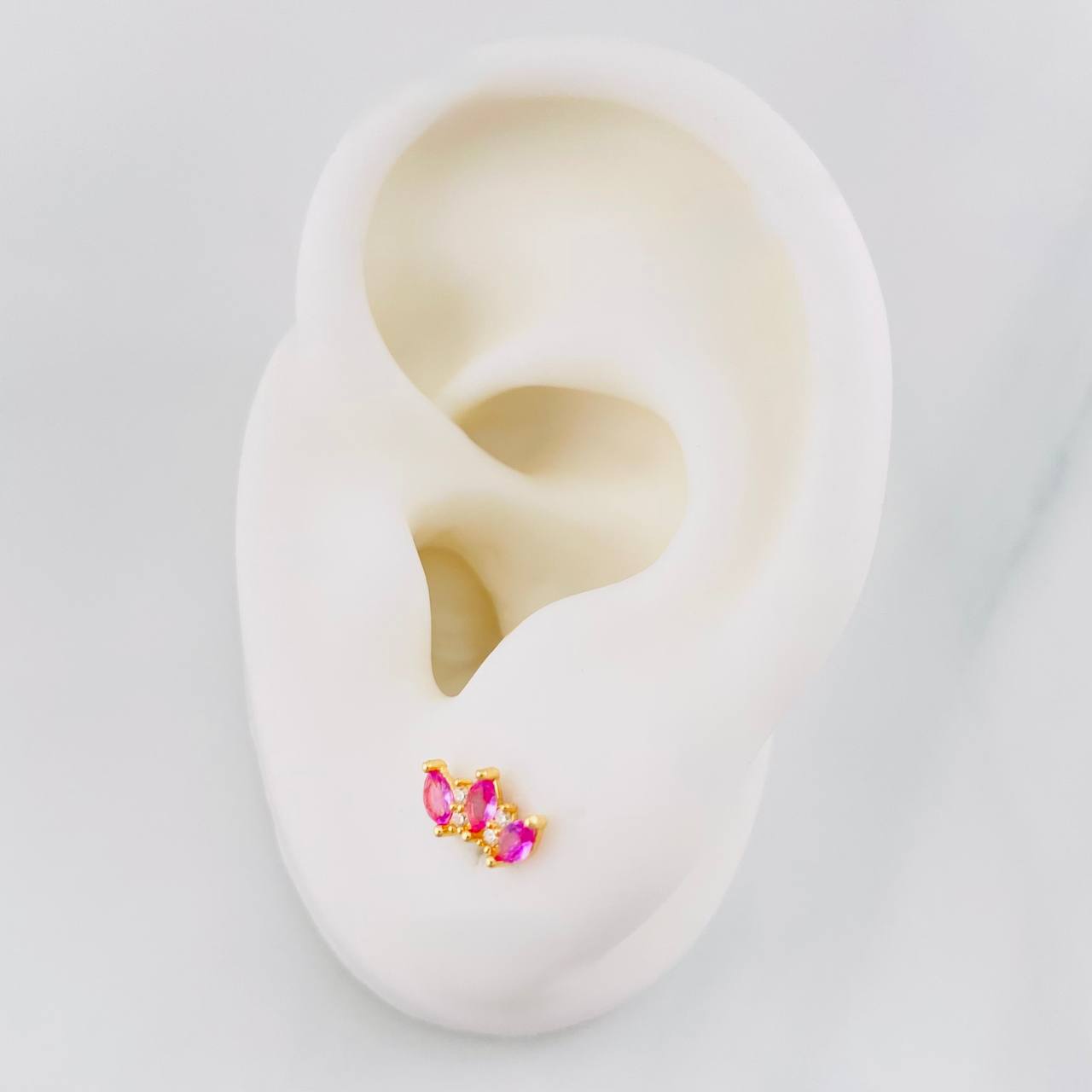 Topos Tiara 0.8g / 8.5mm Oro Amarillo 18K