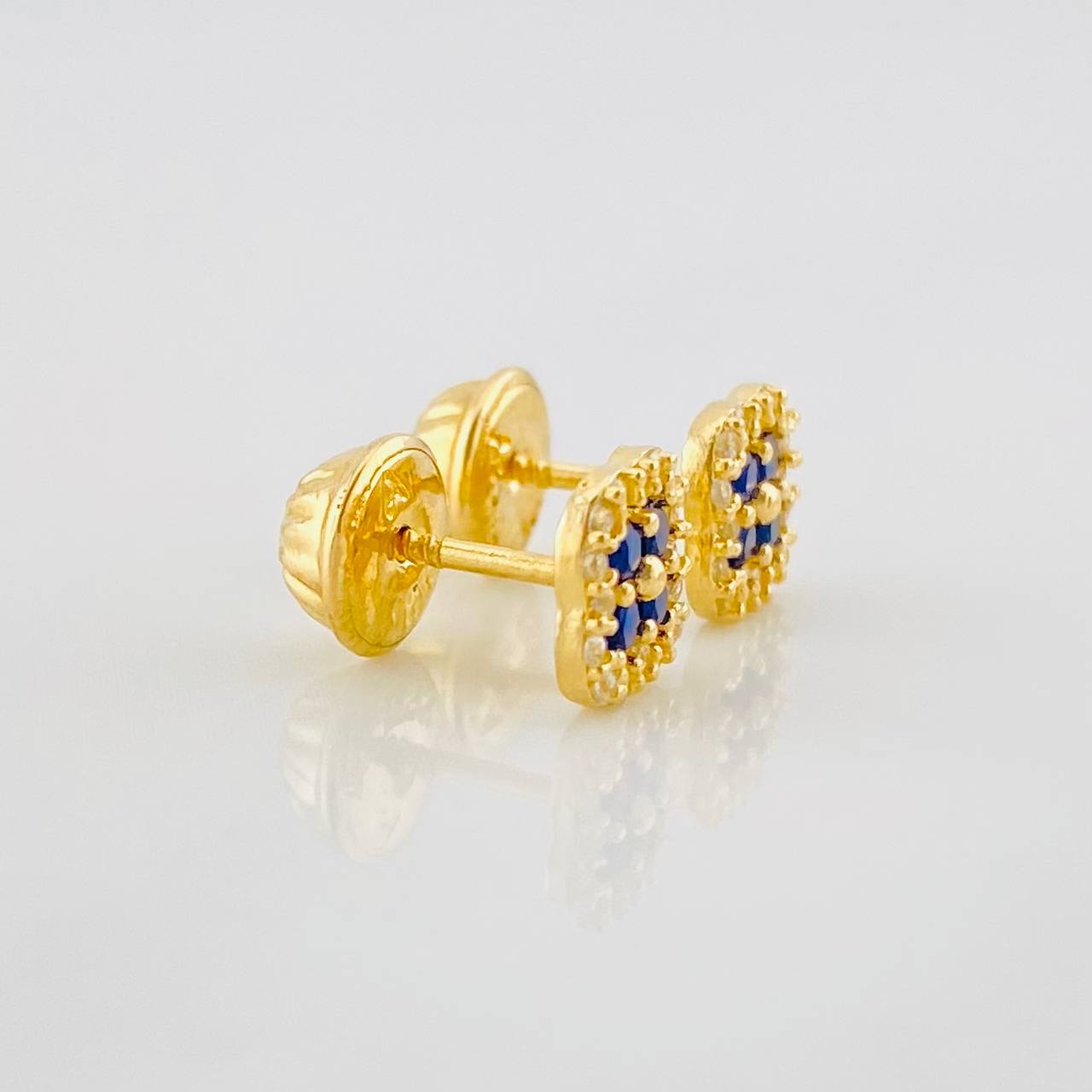 Topos Trebol 0.95g / 5.7mm Oro Amarillo 18K