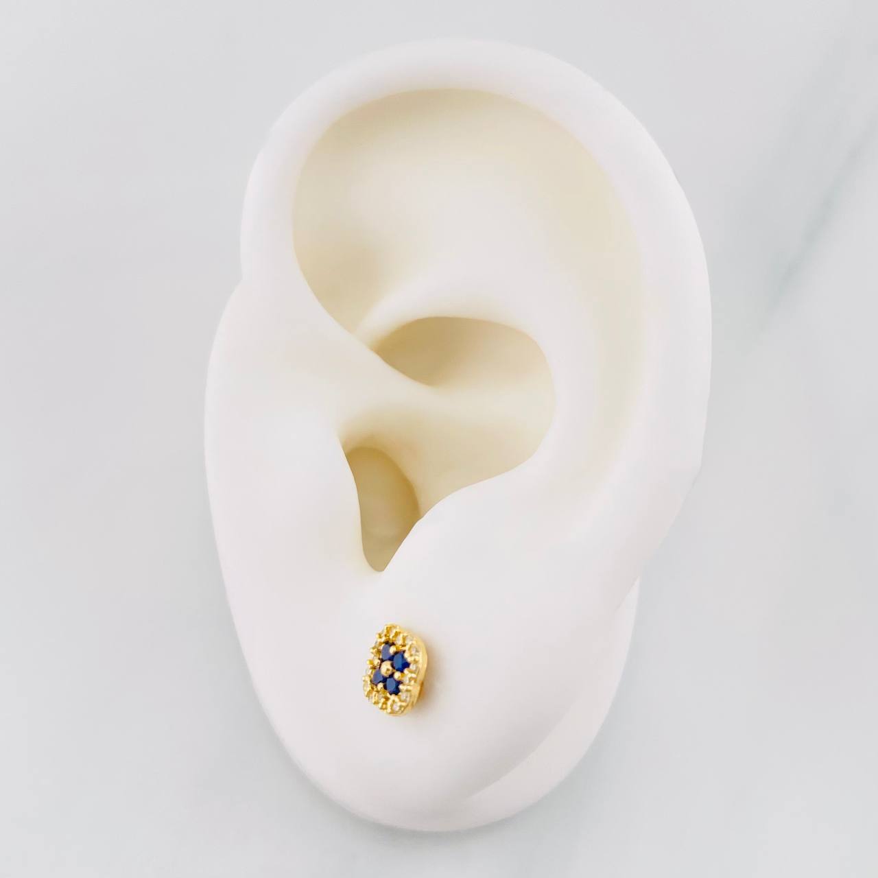 Topos Trebol 0.95g / 5.7mm Oro Amarillo 18K