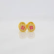 Topos Circulo Tupido 0.7g / 4.8mm Oro Amarillo 18K