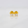 Topos Cuatro Garras 0.6g / 3.1mm Oro Amarillo 18K