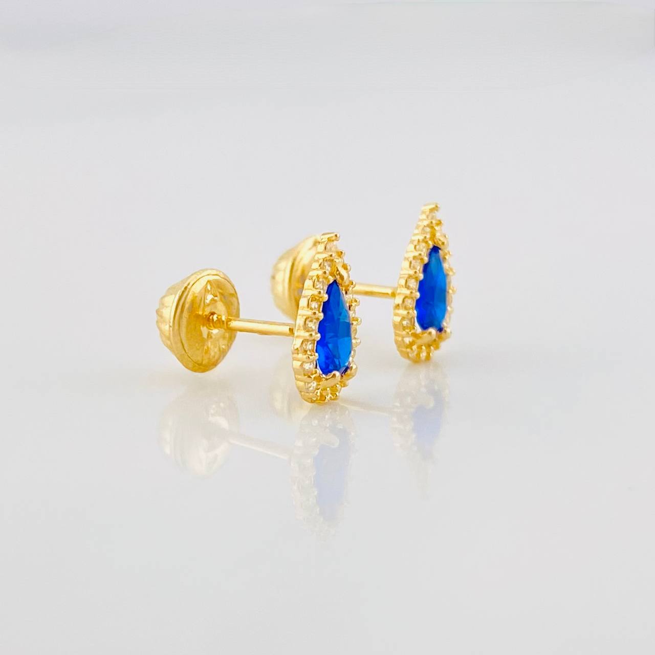 Topos Halo Gota 0.95g / 5.7mm Oro Amarillo 18K
