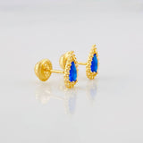 Topos Halo Gota 0.95g / 5.7mm Oro Amarillo 18K