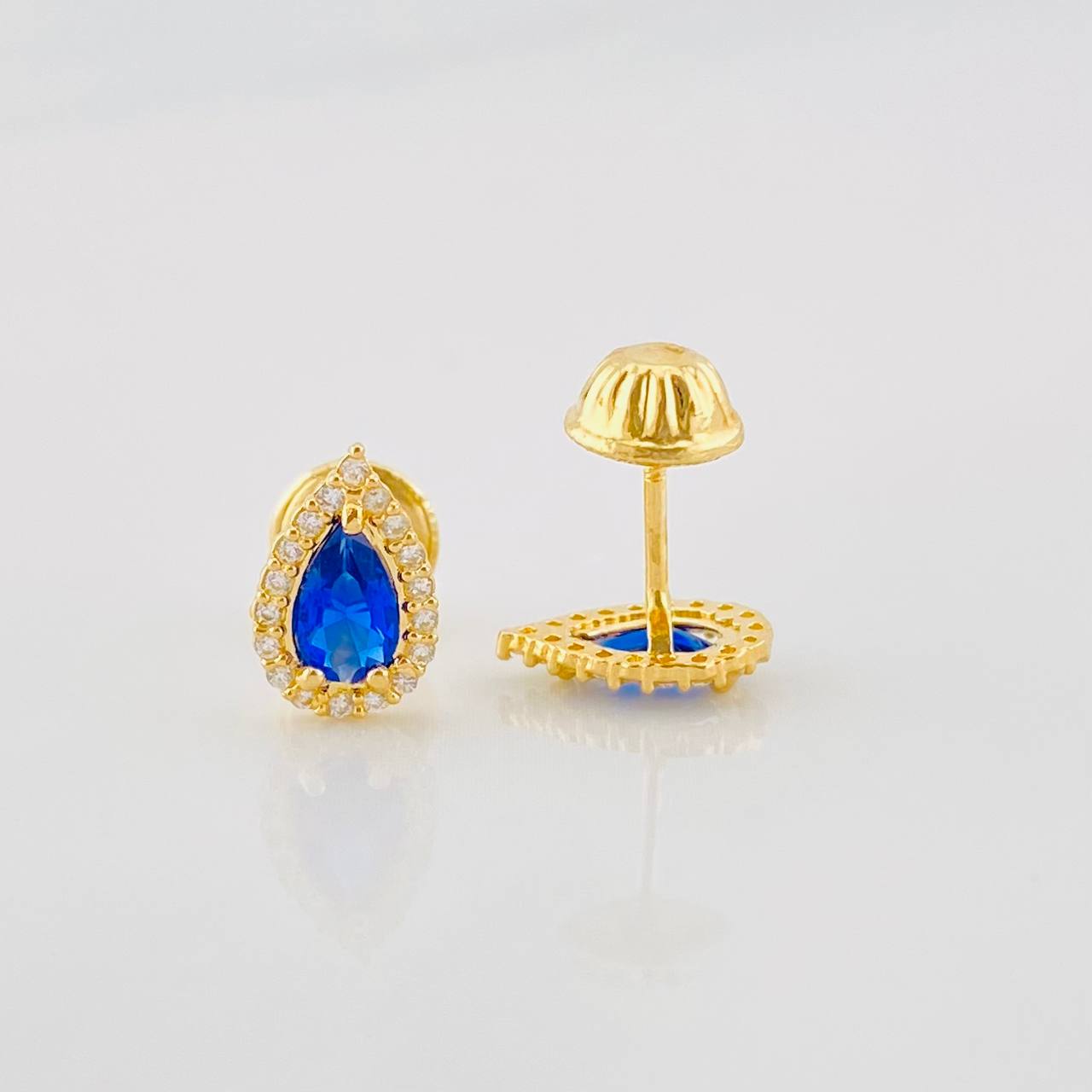 Topos Halo Gota 0.95g / 5.7mm Oro Amarillo 18K