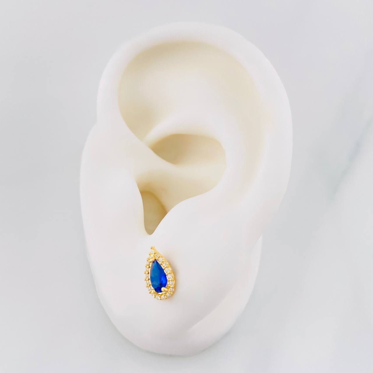 Topos Halo Gota 0.95g / 5.7mm Oro Amarillo 18K