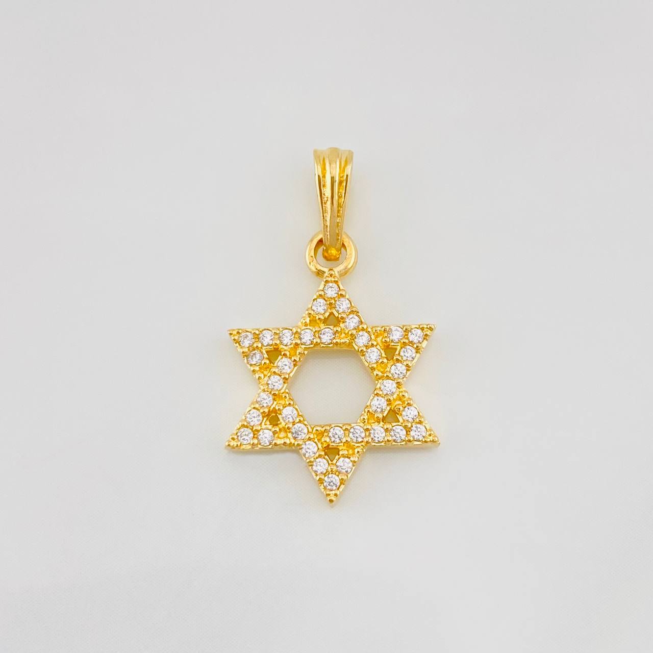 Dije Estrella de David 1.6g / 2.4cm Oro Amarillo 18K