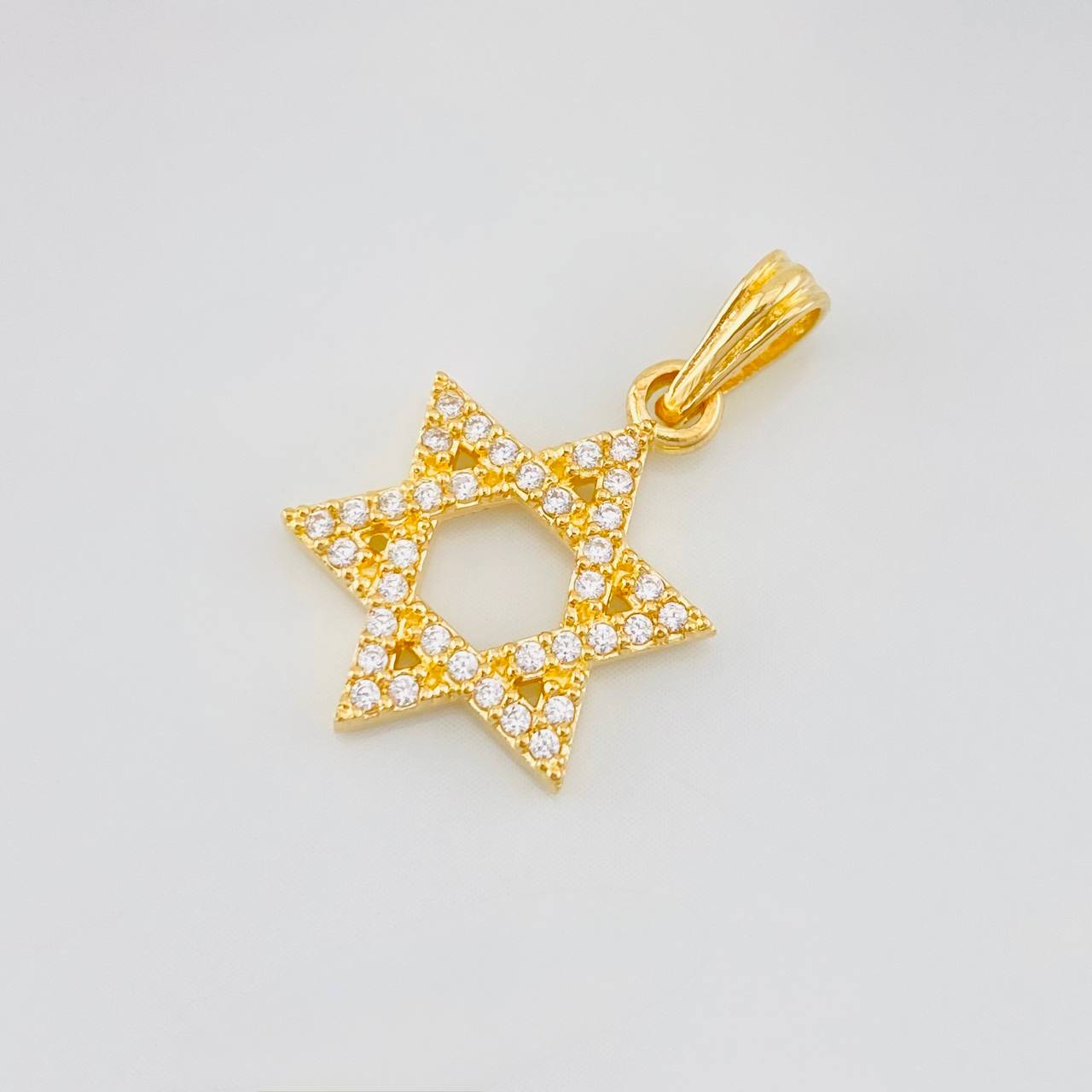 Dije Estrella de David 1.6g / 2.4cm Oro Amarillo 18K