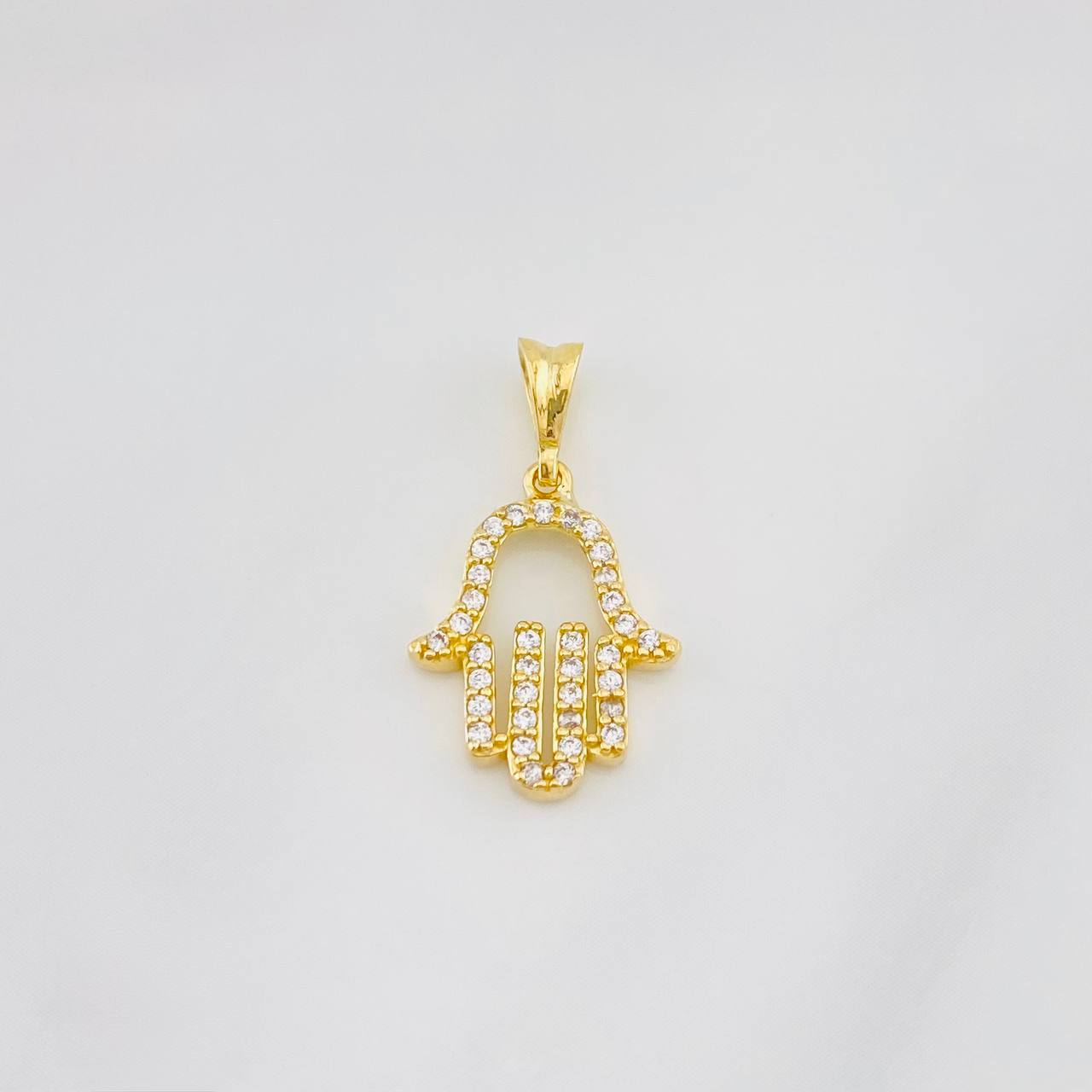 Dije Mano Hamsa 1.15g / 2cm Oro Amarillo 18K