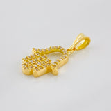 Dije Mano Hamsa 1.15g / 2cm Oro Amarillo 18K
