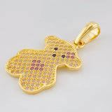 Dije Oso Ts 2.3g / 2.7cm Oro Amarillo 18K